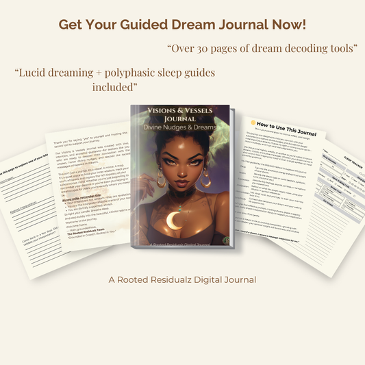 ✨Visions & Vessels – Divine Nudges & Dreams Journal